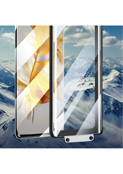 Galaxy S24 Ultra Zore Hizalama Aparatlı Estek Easy Body Ekran Koruyucu-Siyah