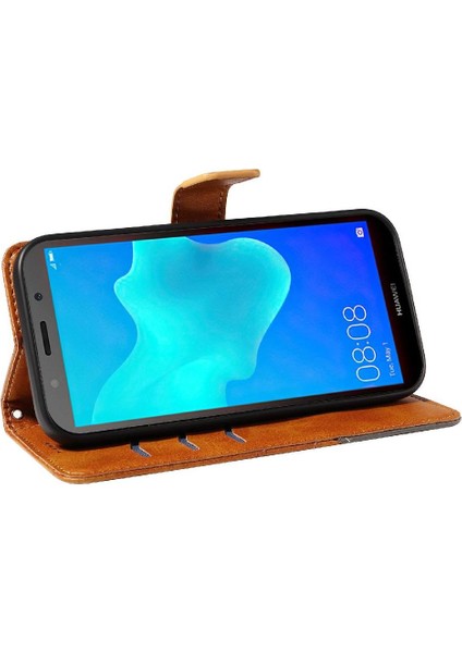 Huawei Y5 Başbakan 2018 Yüksek Kaliteli Deri Telefon Koruma Için Flip Case (Yurt Dışından) fiyatları