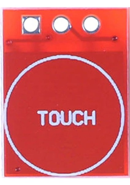 TTP223B Kırmızı Dokunmatik Sensör Modülü Touch Kapasitif 1 Kanal Buton Dokunma Algılayıcı Sensör