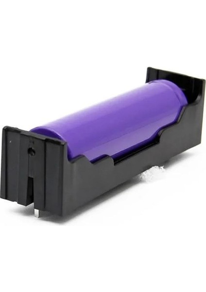 18650 Pcb Tip Pil Yuvası 1’li 3.7V Akü Şarj Powerbank Pil Tutucu Kutusu Batarya Lityum Li-Ion Pin