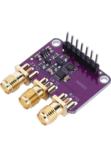 SI5351 8khz / 200MHZ Sinyal Üreteç Modül 3 Kanal Frekans Saat Kare Dalga