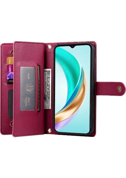 Onur X6B Cüzdan Çok Fonksiyonlu Iş Crossbody Kayış Için Flip Case (Yurt Dışından)