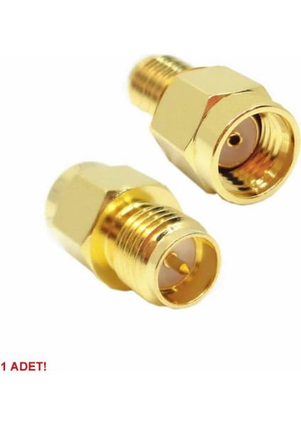 Rp Sma Erkek To Rp Sma Dişi Adaptör Altın Kaplama Soket 0-6ghz Rf Wi-Fi Anten Fpv Lora Helium