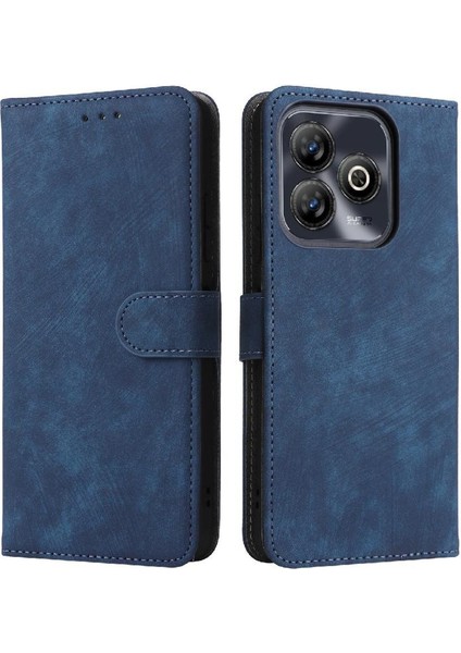 Zte Blade A75 4g Kart Yuvaları Kapak Manyetik Kapatma Flip Folio Pu (Yurt Dışından)