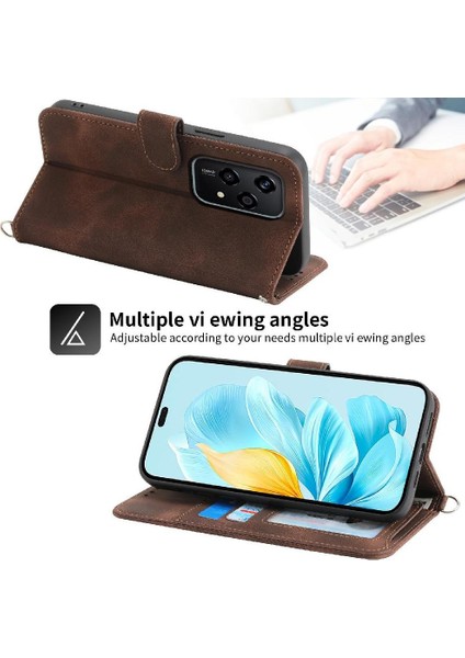 Onur 200 Lite Darbeye Bileklik Çoklu Kredi Kartı Için Flip Case (Yurt Dışından)