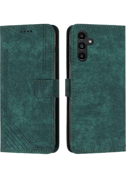 Samsung Galaxy A16 Kickstand Cüzdan Pu Deri Kart Için Flip Case (Yurt Dışından)