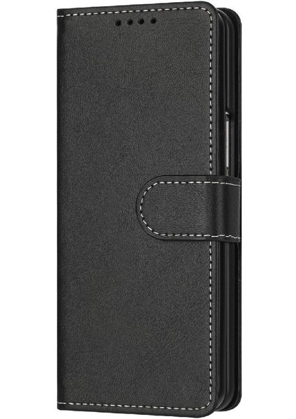 Samsung Galaxy Z Için Flip Case ile 4 5g Kickstand Saf Renk Kat (Yurt Dışından)