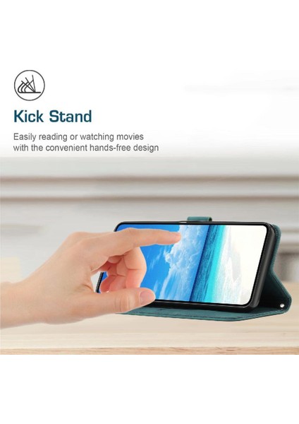 Samsung Galaxy M35 5g Kickstand Yan Toka Kart Ekleme Için Flip Case (Yurt Dışından)