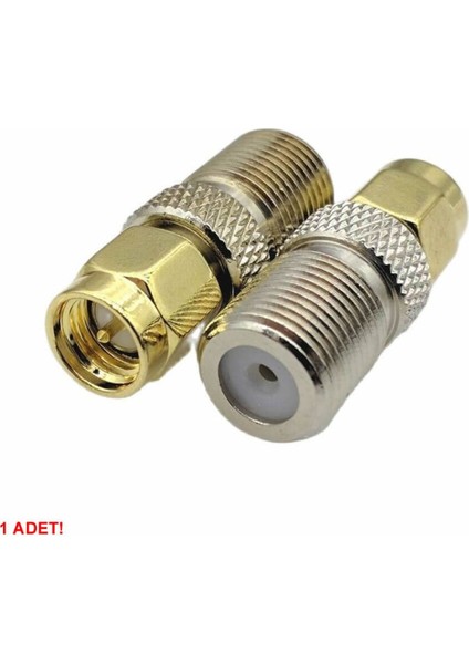 F Tip Dişi To Sma Erkek Adaptör Soket Konnektör 0-6ghz Cctv Tv Radyo Rf Wi-Fi Anten