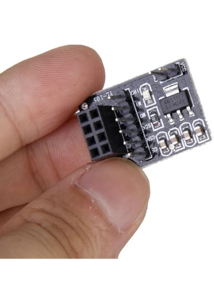 NRF24L01 Adaptör Kart NRF24L01 Pa Lna 8 Pin Dönüştürücü Devre 12V