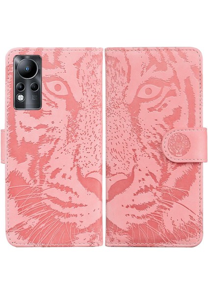 Infinix Not 11 Için Flip Case Deri Cüzdan Kickstand Koruyucu Kabartmalı (Yurt Dışından)