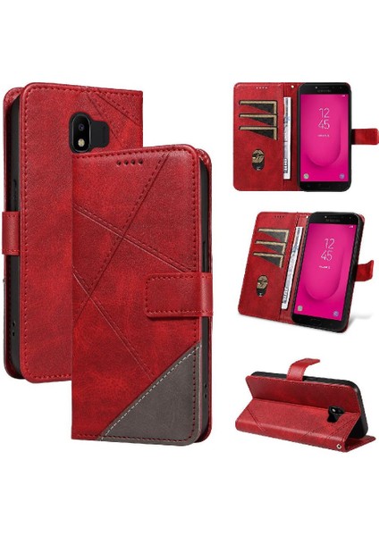 Elmas Dikiş ile Samsung Galaxy J4 2018 Yüksek Kalite Için Flip Case (Yurt Dışından)