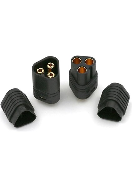 MT60 3 Pin Dişi Erkek Konnektör Soket Çift Amass 3.5mm 12AWG Rc Esc Motor Drone Lityum Lip