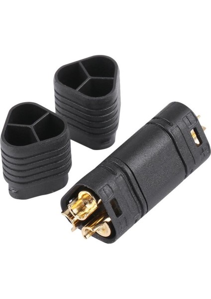 MT60 3 Pin Dişi Erkek Konnektör Soket Çift Amass 3.5mm 12AWG Rc Esc Motor Drone Lityum Lip fiyatları