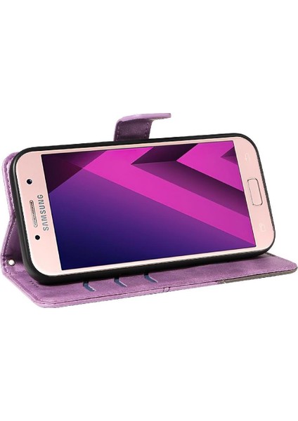 Samsung Galaxy A3 2017 Deri Telefon Koruma Çantası ile Flip Case (Yurt Dışından)