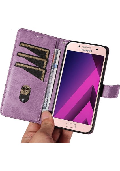 Samsung Galaxy A3 2017 Deri Telefon Koruma Çantası ile Flip Case (Yurt Dışından)