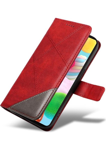 Samsung Galaxy A03S Deri Telefon Koruma Kılıfı ve Kart Için Flip Case (Yurt Dışından)