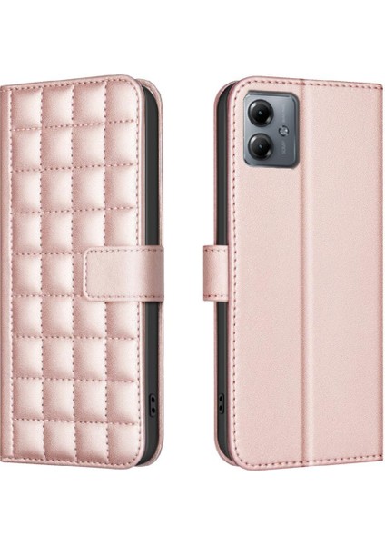 Motorola Moto G54 5g Iş Basit Tarzı Cüzdan Kart Yuvaları Için Flip Case (Yurt Dışından)
