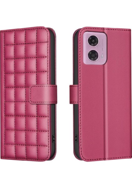 Motorola Moto G24 Pu Deri Kart Yuvaları Tutucu Koruyucu Için Flip Case (Yurt Dışından) indirimleri