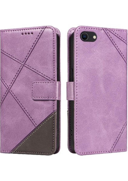 Manyi Mall Elmas Dikiş ve Kart Yuvası Yüksek Kalite ile IPhone 7/8 Için Flip Case (Yurt Dışından)