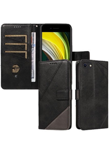 IPhone Se 2020/SE 2022 Deri Telefon Koruma Çantası ile Flip Case (Yurt Dışından)
