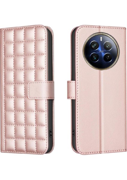 Realme 12 Pro Artı 5g Iş Için Flip Case Basit Stil Cüzdan Kart Pu (Yurt Dışından)