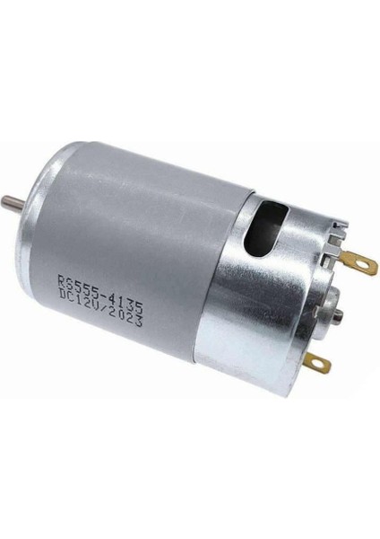 RS555 Dc Motor 12V 7500RPM Yüksek Hız Tork Matkap Torna Cnc Router Motor Dairesel
