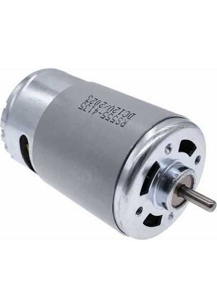 RS555 Dc Motor 12V 7500RPM Yüksek Hız Tork Matkap Torna Cnc Router Motor Dairesel