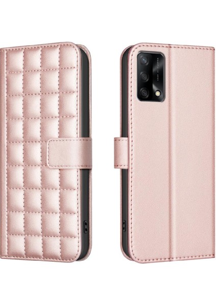 Oppo A74 4G/A95 4g Cüzdan Iş Basit Tarzı Kart Yuvaları Için Flip Case (Yurt Dışından)