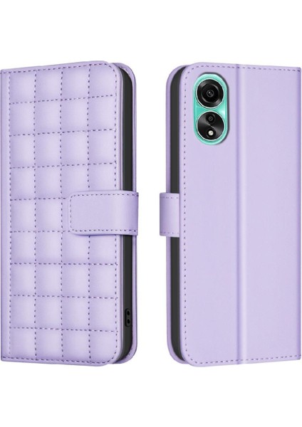 Oppo A78 4g Pu Deri Iş Için Flip Case Basit Tarzı Kart Yuvaları (Yurt Dışından)