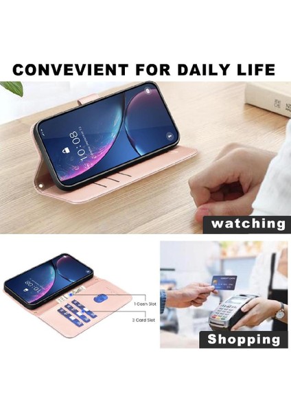 Tecno Camon Için Flip Case 30 4g/5g Pu Deri Kart Yuvaları Tutucu Iş (Yurt Dışından)