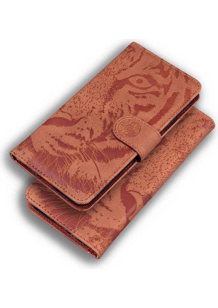 Oppo Oppo 10 Pro 5g Için Flip Case Kabartmalı Sevimli Kaplan Kickstand Koruyucu (Yurt Dışından)