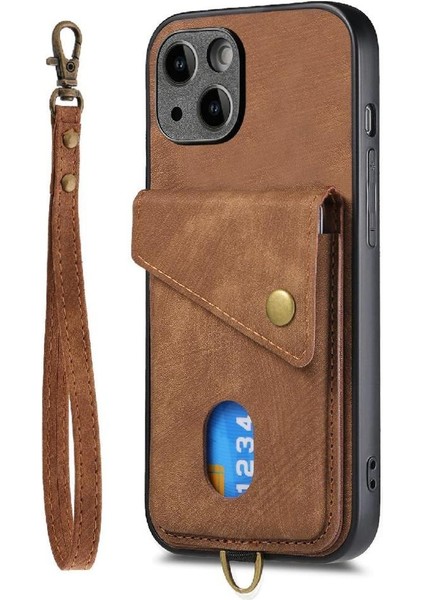 IPhone 14 Için Kılıf Premium Deri Ayrılabilir Kordon Manyetik Kapatma (Yurt Dışından) modelleri