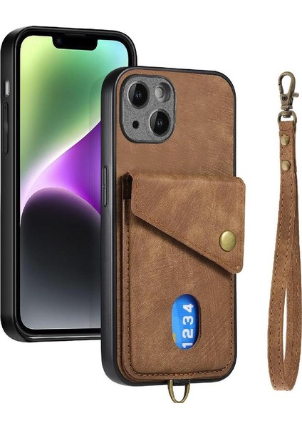 IPhone 14 Için Kılıf Premium Deri Ayrılabilir Kordon Manyetik Kapatma (Yurt Dışından) fırsatları