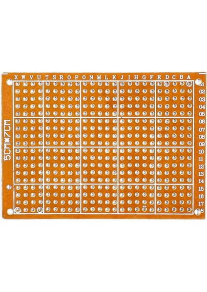 5X7CM Pertinaks Pcb Proto 10X24 432 Adet Bakır Delik Prototip Deney Kartı 2.54MM Pertenaks modelleri