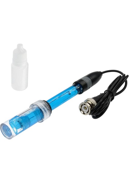 Ph Elektrot Sensör Probu E201-1C Sıvı Su 0-14PH Algılayıcı Bnc Soket Analog Ph Metre Test Akvaryum