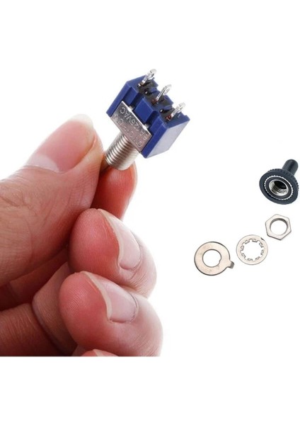 MTS-103 Mini Toggle Anahtar 3A 250V On / Off / On 3 Pin 3 Pozisyon Uyumlu