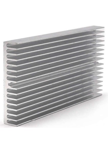 6cm x 10CM x 1cm Alüminyum Metal Soğutucu Blok Radyatör Amfi LED Entegre Transistor VGA Ram Memory