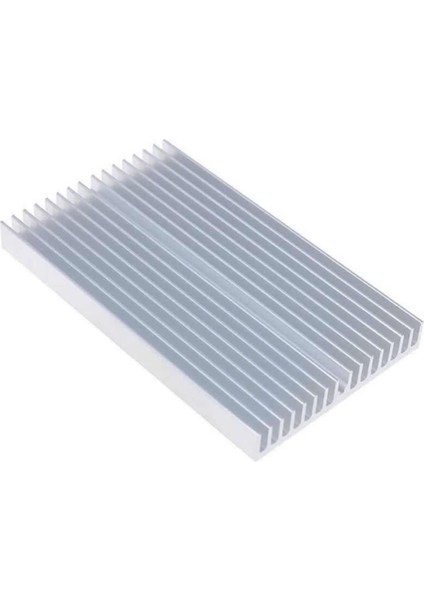 6cm x 10CM x 1cm Alüminyum Metal Soğutucu Blok Radyatör Amfi LED Entegre Transistor VGA Ram Memory