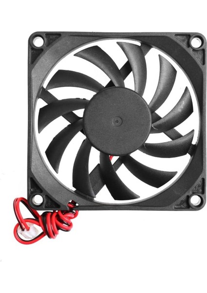 Dc 12V Fan 80X80MM 8010 8X8CM Sessiz 2 Pin Fırçasız Soğutma Fanı Kuluçka Ekran Kartı Cooler fırsatları