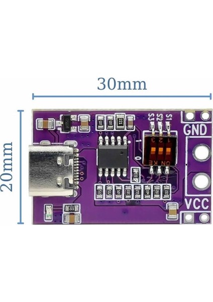 Pd/qc/afc Hızlı Şarj Adaptöründen Voltaj Yükseltici Modül Decoy 5V 9V 12V 15V 20V Sabit Voltaj
