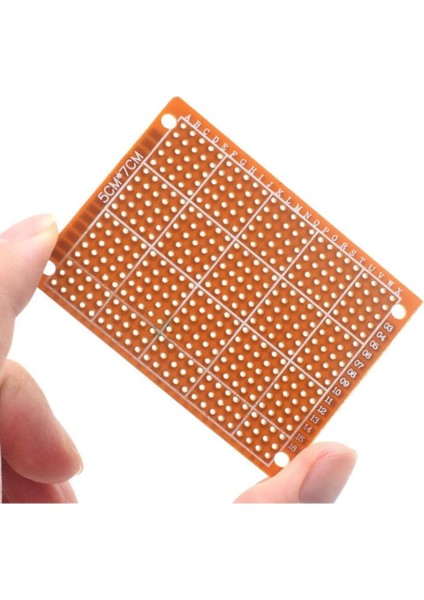 5X7CM Pertinaks Pcb Proto 10X24 432 Adet Bakır Delik Prototip Deney Kartı 2.54MM Pertenaks indirimleri