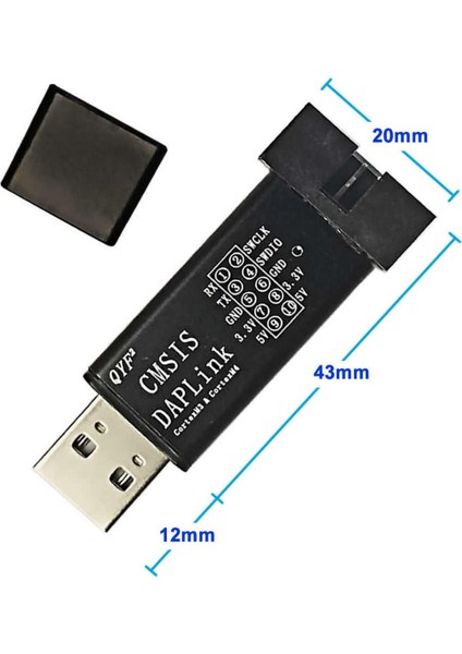 Arm Jtag Programlayıcı Metal Kutu Mini Cortex Swd Uart Emulator Simulator Debugger Hata