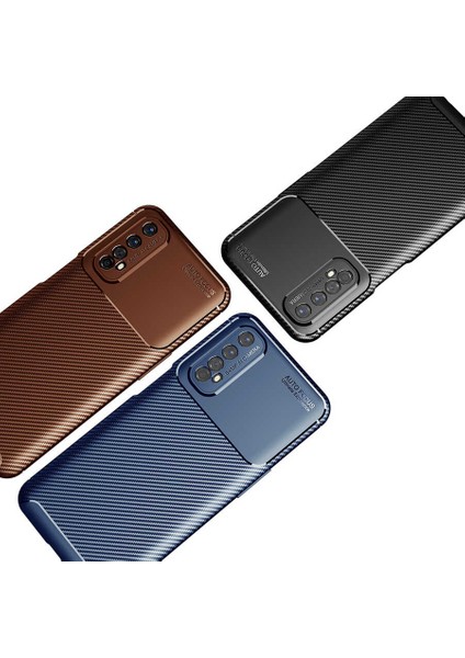 Realme 7 Kılıf Darbe Emici Uzun Ömürlü Dayanıklı Parmak Izi Yapmaz Karbon Tasarım Negro Silikon Kılıf indirimleri