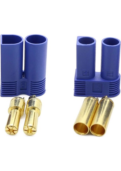 Ec5 Dişi Erkek Konnektör Çifti 5mm Altın Banana Tip 100A Rc Lipo Pil Batarya Akü Bağlantı Soketi fiyatları