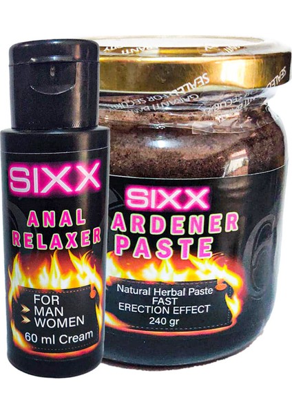 Anal Relaxer Gel 60 ml + Herbal Paste 240 gr