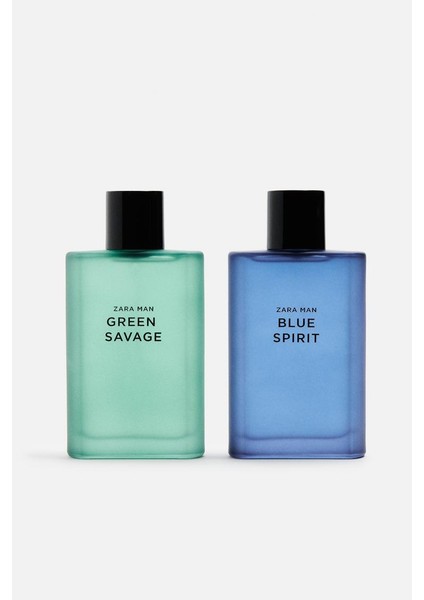 Man Green Savage + Zara Man Blue Spırıt Edt 2X90 ml Erkek Parfüm Seti