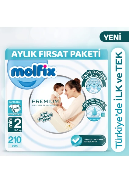 Premium Aylık Fırsat Paketi 2 Beden 210 Adet