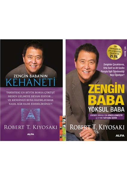 Robert T. Kiyosaki -Zengin Baba’nın Kehaneti, Zengin Baba Yoksul Baba (Ücretsizkargo)-Tescili Ayraç