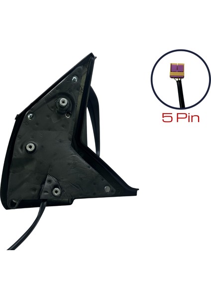 Dış Dikiz Aynası Vw Transporter T5 2003-2011 Elektrikli, Isıtmalı, Manuel Katlanır, Siyah Kapak, 5 Pin indirimleri